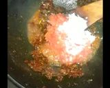 A picture of step 10 of Eggless Egg Curry.