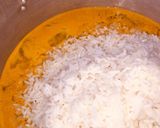 A picture of step 4 of Turmeric rice.