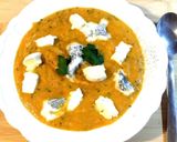 Une image de l'étape 1 de Soupe carottes persil avec morceaux de chèvre fermier et mont d'or.