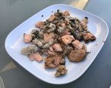 Une image de l'étape 11 de Trio de poissons marinés à la plancha.