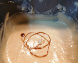 Foto del paso 2 de la receta: 170. Bizcocho de vainilla y chocolate marmolado / Panificadora