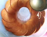 Foto langkah ke 4 dari resep Puding Marie Bunga Telang.