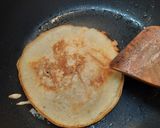 A picture of step 6 of Banana pancakes.