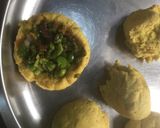 A picture of step 4 of Masala Bati.