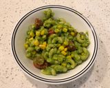 A picture of step 5 of Avocado Pasta Salad.