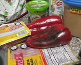 Foto del paso 1 de la receta: Dip de pimentón y tocineta