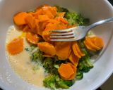 Foto del paso 3 de la receta: Tortilla de boniato y brócoli para bebés