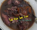 Foto langkah ke 5 dari resep Cumi Hitam Saos Tiram Simple.