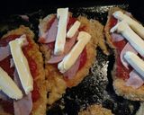 Foto del paso 4 de la receta: Milanesas de pollo fugazzeta