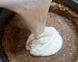 Mézes-diós sajttorta, narancs zselével recept fázis 4 fotója
