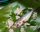 Foto langkah ke 4 dari resep Pepes ikan asin / linting gerih Abang.