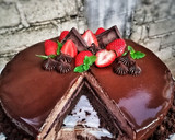 Foto del paso 12 de la receta: Mousse de chocolate con glaseado espejo