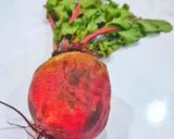 A picture of step 1 of Ginger-Beet Juice.