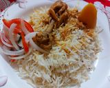 A picture of step 7 of Simple chicken Aloo shorba.