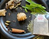 A picture of step 1 of Traditional Herbal Masala Tea for Winter.