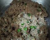 A picture of step 1 of Beef kofta.