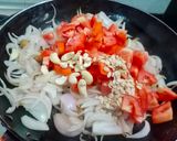 A picture of step 4 of Vegetable Kolhapuri.