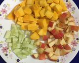A picture of step 1 of Fruit Salad.