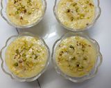 A picture of step 3 of Mango firni ramzan special.