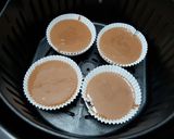 氣炸鍋 巧克力牛奶杯子蛋糕的食譜步驟4照片