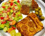 عکس مرحله 1 از دستور 🐟سبزی پلو با ماهی تنوری🐟