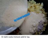A picture of step 4 of Macaroni Chaat.