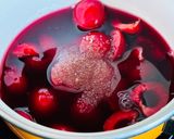 Hình bước làm 3 của món 🌱 Nước Giải Khát Cherry Nấu Rượu Vang Đỏ Hạt Chia