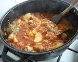 Foto del paso 9 de la receta: Guiso de arroz, papas y salchichas parrilleras