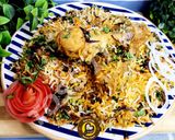 A picture of step 5 of Authentic Hyderabadi Kachchi Yakhni Chicken Dum Biryani.