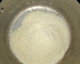 A picture of step 1 of Milk pudding.