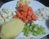 Foto del paso 1 de la receta: Crema de verduras