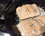 Foto del paso 10 de la receta: Salmón a la "piastra di sale" ligeramente ahumado