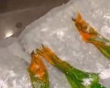 A picture of step 6 of Squash blossoms (Stuffed with tofu and sesame filling).