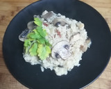 Foto del paso 7 de la receta: Risotto de champiñones, pollo y jamón🍄🍗🐽