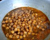 A picture of step 7 of High protein Chole masala.