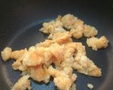 A picture of step 3 of Aloo ka halwa.