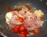 A picture of step 2 of Dahi Chicken Curry with Fenugreek Leaves.