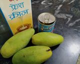 A picture of step 1 of Mango dessert.