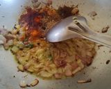 A picture of step 3 of Matki usal (moth beans).