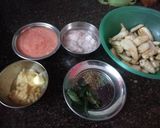 A picture of step 1 of #अरबी की सब्जी.