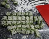 Foto del paso 6 de la receta: Malfatti de espinaca con ricota casera y salsa blanca con puerro y verdeo 💚