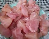 A picture of step 1 of Afghani Malai Karahi.