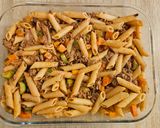 Une image de l'étape 10 de Gratin Légumes, Pâtes et Viande Hachée Façon Bolognaise.