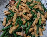 Foto langkah ke 4 dari resep Tumis Tempe Kacang Panjang.