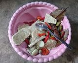 Foto langkah ke 3 dari resep #9. Tumpang (Lethok) Tahu Krecek.