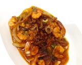 Foto langkah ke 5 dari resep Udang Tumis Mentega.