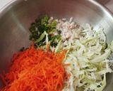 A picture of step 1 of Coleslaw.