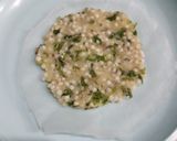 A picture of step 4 of Sabudana thali peeth.