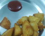 A picture of step 3 of Fried Idli Snack.