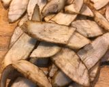 Hình bước làm 1 của món Ngưu bàng sấy bằng lò nướng